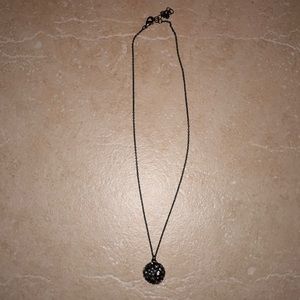 Necklace with ball pendant